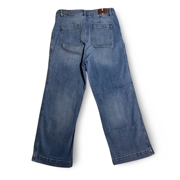 JANE BLUE 🇫🇷 Wide Leg High Waist Jeans - Picture 2 of 8